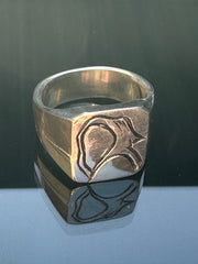 Rip'N'Reap'N  Sterling Silver(925) signet ring